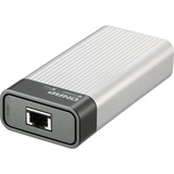 QNAP QNA-T310G1T scheda di interfaccia e adattatore RJ-45 Thunderbolt 3, RJ-45, Femmina, Nero, Argento, Attività, Collegamento, Potenza, 10 Gbit/s