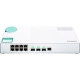 QNAP QSW-308-1C switch di rete Non gestito Gigabit Ethernet (10/100/1000) Bianco bianco, Non gestito, Gigabit Ethernet (10/100/1000)