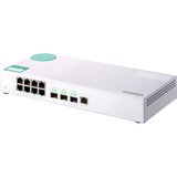 QNAP QSW-308-1C switch di rete Non gestito Gigabit Ethernet (10/100/1000) Bianco bianco, Non gestito, Gigabit Ethernet (10/100/1000)