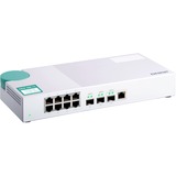 QNAP QSW-308-1C switch di rete Non gestito Gigabit Ethernet (10/100/1000) Bianco bianco, Non gestito, Gigabit Ethernet (10/100/1000)