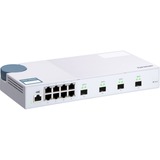 QNAP QSW-M408S switch di rete Gestito L2 Gigabit Ethernet (10/100/1000) Bianco bianco, Gestito, L2, Gigabit Ethernet (10/100/1000), Full duplex