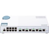 QNAP QSW-M408-4C switch di rete Gestito L2 Gigabit Ethernet (10/100/1000) Bianco bianco, Gestito, L2, Gigabit Ethernet (10/100/1000), Full duplex
