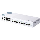 QNAP QSW-M408-4C switch di rete Gestito L2 Gigabit Ethernet (10/100/1000) Bianco bianco, Gestito, L2, Gigabit Ethernet (10/100/1000), Full duplex