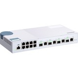 QNAP QSW-M408-4C switch di rete Gestito L2 Gigabit Ethernet (10/100/1000) Bianco bianco, Gestito, L2, Gigabit Ethernet (10/100/1000), Full duplex