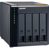 QNAP TL-D400S contenitore di unità di archiviazione Box esterno HDD/SSD Nero, Grigio 2.5/3.5" Nero, Box esterno HDD/SSD, 2.5/3.5", Seriale ATA II, Serial ATA III, 6 Gbit/s, Hot-swap, Nero, Grigio