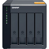 QNAP TL-D400S contenitore di unità di archiviazione Box esterno HDD/SSD Nero, Grigio 2.5/3.5" Nero, Box esterno HDD/SSD, 2.5/3.5", Seriale ATA II, Serial ATA III, 6 Gbit/s, Hot-swap, Nero, Grigio