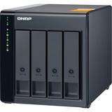 QNAP TL-D400S contenitore di unità di archiviazione Box esterno HDD/SSD Nero, Grigio 2.5/3.5" Nero, Box esterno HDD/SSD, 2.5/3.5", Seriale ATA II, Serial ATA III, 6 Gbit/s, Hot-swap, Nero, Grigio