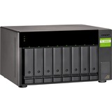 QNAP TL-D800C contenitore di unità di archiviazione Box esterno HDD/SSD Nero, Grigio 2.5/3.5" Nero, Box esterno HDD/SSD, 2.5/3.5", Seriale ATA II, Serial ATA III, 6 Gbit/s, Hot-swap, Nero, Grigio