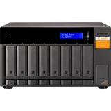 QNAP TL-D800S contenitore di unità di archiviazione Box esterno HDD/SSD Nero, Grigio 2.5/3.5" Nero, Box esterno HDD/SSD, 2.5/3.5", Seriale ATA II, Serial ATA III, 6 Gbit/s, Hot-swap, Nero, Grigio