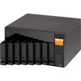 QNAP TL-D800S contenitore di unità di archiviazione Box esterno HDD/SSD Nero, Grigio 2.5/3.5" Nero, Box esterno HDD/SSD, 2.5/3.5", Seriale ATA II, Serial ATA III, 6 Gbit/s, Hot-swap, Nero, Grigio