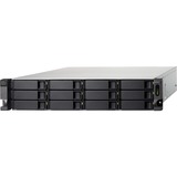 QNAP TL-R1200C-RP contenitore di unità di archiviazione Box esterno HDD/SSD Nero, Grigio 2.5/3.5" Nero, Box esterno HDD/SSD, 2.5/3.5", Serial ATA III, 6 Gbit/s, Montaggio rack, Nero, Grigio