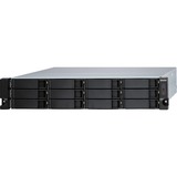 QNAP TL-R1200S-RP contenitore di unità di archiviazione Box esterno HDD/SSD Nero, Grigio 2.5/3.5" Nero, Box esterno HDD/SSD, 2.5/3.5", Serial ATA III, 6 Gbit/s, Hot-swap, Nero, Grigio