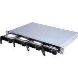QNAP TL-R400S contenitore di unità di archiviazione Box esterno HDD/SSD Nero, Grigio 2.5/3.5" Nero, Box esterno HDD/SSD, 2.5/3.5", Serial ATA III, 6 Gbit/s, Hot-swap, Nero, Grigio