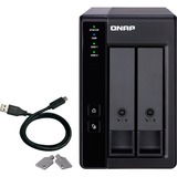 QNAP TR-002 contenitore di unità di archiviazione Box esterno HDD/SSD Nero 2.5/3.5" Nero, Box esterno HDD/SSD, 2.5/3.5", Seriale ATA II, Serial ATA III, 6 Gbit/s, Hot-swap, Nero