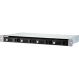 QNAP TR-004U contenitore di unità di archiviazione Box esterno HDD/SSD Nero, Grigio 2.5/3.5" Nero, Box esterno HDD/SSD, 2.5/3.5", Seriale ATA II, Serial ATA III, 6 Gbit/s, Hot-swap, Nero, Grigio