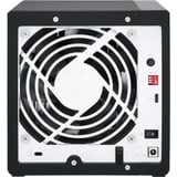 QNAP TR-004 contenitore di unità di archiviazione Box esterno HDD/SSD Nero 2.5/3.5", Disk enclosure Nero, Box esterno HDD/SSD, 2.5/3.5", Seriale ATA II, 3 Gbit/s, Hot-swap, Nero