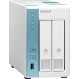 QNAP TS-231K server NAS e di archiviazione Tower Collegamento ethernet LAN Turchese, Bianco Alpine AL-214 bianco, NAS, Tower, Annapurna Labs, Alpine AL-214, Turchese, Bianco