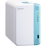 QNAP TS-251D NAS Tower Collegamento ethernet LAN Bianco J4005 bianco, NAS, Tower, Intel® Celeron®, J4005, Bianco