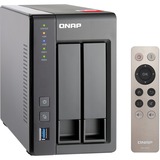 QNAP TS-251+ NAS Tower Collegamento ethernet LAN Grigio J1900 Nero, NAS, Tower, Intel® Celeron®, J1900, Grigio