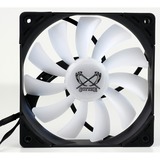 Scythe SU1225FD12HR-RN sistema di raffreddamento per computer Universale Ventilatore 12 cm Nero, Bianco 1 pz Ventilatore, 12 cm, 800 Giri/min, 1800 Giri/min, 35,8 dB, 79,76 pdc/min