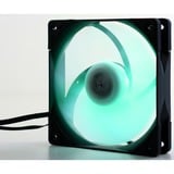 Scythe SU1225FD12HR-RN sistema di raffreddamento per computer Universale Ventilatore 12 cm Nero, Bianco 1 pz, Ventola Ventilatore, 12 cm, 800 Giri/min, 1800 Giri/min, 35,8 dB, 79,76 pdc/min