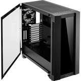 Sharkoon ELITE SHARK CA200G Midi Tower Nero, Torre grande telaio Nero, Midi Tower, PC, Nero, ATX, CEB, EATX, EEB, micro ATX, Mini-ITX, Blu, Verde, Rosso, 16,5 cm