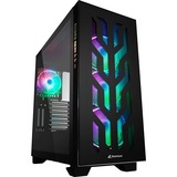 Sharkoon ELITE SHARK CA300T Tower Nero Nero, Tower, PC, Nero, ATX, EATX, micro ATX, Mini-ITX, Giocare, Multi