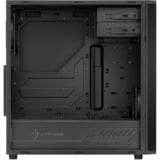 Sharkoon M25-V Midi Tower Nero Nero, Midi Tower, PC, Nero, ATX, micro ATX, Mini-ITX, Metallo, 16,7 cm