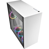 Sharkoon Pure Steel RGB Midi Tower Bianco bianco, Midi Tower, PC, Bianco, ATX, CEB, EATX, EEB, micro ATX, Mini-ITX, Acciaio, Vetro temperato, Multi