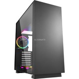 Sharkoon Pure Steel RGB Midi Tower Nero Nero, Midi Tower, PC, Nero, ATX, CEB, EATX, EEB, micro ATX, Mini-ITX, Acciaio, Vetro temperato, Multi