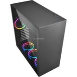 Sharkoon Pure Steel RGB Midi Tower Nero Nero, Midi Tower, PC, Nero, ATX, CEB, EATX, EEB, micro ATX, Mini-ITX, Acciaio, Vetro temperato, Multi