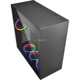 Sharkoon Pure Steel RGB Midi Tower Nero, Chassis Tower Nero, Midi Tower, PC, Nero, ATX, CEB, EATX, EEB, micro ATX, Mini-ITX, Acciaio, Vetro temperato, Multi