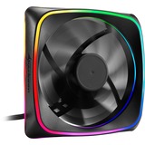 Sharkoon RGB SHARK Lights Case per computer Ventilatore 12 cm Nero Nero, Ventilatore, 12 cm, 1000 Giri/min, 15,2 dB, 56 m³/h, Nero