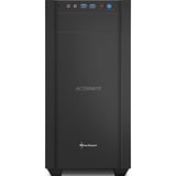 Sharkoon S1000 Tower Nero, Chassis Tower Nero, Tower, PC, Nero, micro ATX, Mini-ITX, Metallo, 15,5 cm