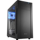 Sharkoon S25-W Midi Tower Nero, Chassis Tower Nero, Midi Tower, PC, Nero, ATX, micro ATX, Mini-ITX, Acrilico, Metallo, 16,7 cm