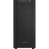 Sharkoon S25-W Midi Tower Nero, Chassis Tower Nero, Midi Tower, PC, Nero, ATX, micro ATX, Mini-ITX, Acrilico, Metallo, 16,7 cm
