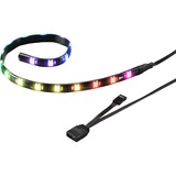 Sharkoon SHARK Blades RGB Universale Striscia LED Nero, Universale, Striscia LED, Nero, Multicolore, 3-Pin, 4 piedini