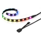 Sharkoon SHARK Blades RGB Universale Striscia LED Nero, Universale, Striscia LED, Nero, Multicolore, 3-Pin, 4 piedini