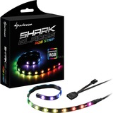 Sharkoon SHARK Blades RGB Universale Striscia LED Nero, Universale, Striscia LED, Nero, Multicolore, 3-Pin, 4 piedini