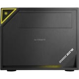 Sharkoon SHARK ZONE C10 Nero, Giallo Nero, PC, Nero, Giallo, Mini-ITX, Metallo, Giocare, 15 cm