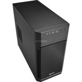 Sharkoon V1000 Mini-Tower, Case PC Nero, Metallo, Nero, Micro ATX,Mini-ITX, 15,5 cm