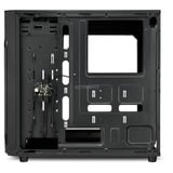 Sharkoon VG6-W RGB Computer case, Chassis Tower Nero, Midi Tower, PC, Nero, ATX, micro ATX, Mini-ATX, Giocare, Blu, Verde, Rosso