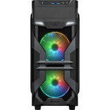 Sharkoon VG7-W RGB Midi Tower Nero Nero, Midi Tower, PC, Nero, ATX, micro ATX, Mini-ATX, Acrilico, Multi
