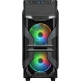 Sharkoon VG7-W RGB Midi Tower Nero, Chassis Tower Nero, Midi Tower, PC, Nero, ATX, micro ATX, Mini-ATX, Acrilico, Multi