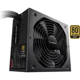 Sharkoon WPM Gold ZERO alimentatore per computer 550 W 24-pin ATX ATX Nero, Alimentatore PC Nero, 550 W, 100 - 240 V, 47 - 63 Hz, 8 A, Attivo, 110 W