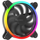SilentiumPC Corona HP EVO ARGB 140 MM Case per computer Ventilatore 14 cm Nero 1 pz, Ventola Nero, Ventilatore, 14 cm, 1200 Giri/min, Nero