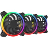 SilentiumPC Corona HP EVO ARGB KIT Case per computer Ventilatore 12 cm Nero 3 pz, Ventola Nero, Ventilatore, 12 cm, 1500 Giri/min, Nero