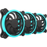 SilentiumPC Sigma HP Corona RGB Kit Universale Ventilatore 12 cm Nero, Bianco, Ventola Nero, Ventilatore, 12 cm, 1500 Giri/min, 35 pdc/min, Nero, Bianco
