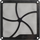 SilverStone FF122 Altro, Filtro antipolvere Altro, ABS sintetico, Nero, Argento, 120 mm, 120 mm, 120 mm