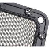 SilverStone FF141B Kit di fissaggio, Filtro antipolvere Nero, 22 g, 140 mm, 140 mm, 3 mm